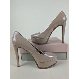 Thalia Sodi Stasia Platform Pumps Womens 8.5M Nude Stiletto Heels Shoes NWB